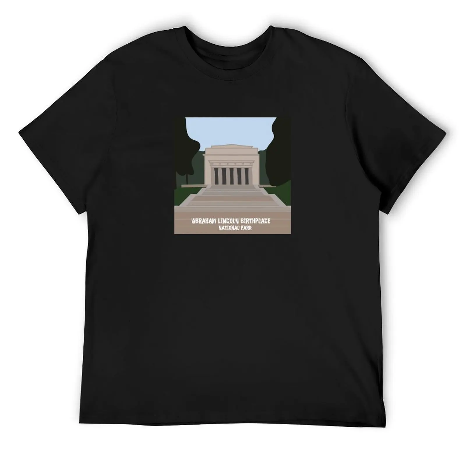 abraham lincoln birthplace national park T-Shirt graphic t shirts tees boys whites mens workout shirts