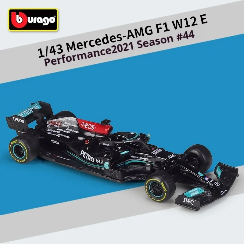 F1 Mercedes-Benz AMG Team W14E is 1:43 taller than the United States in the 2023 season. Car simulation alloy car model toy orna