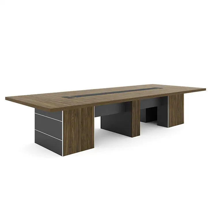 

Fashion Meeting wood Conference Table Modern 15 People Meeting Desk Conference Table