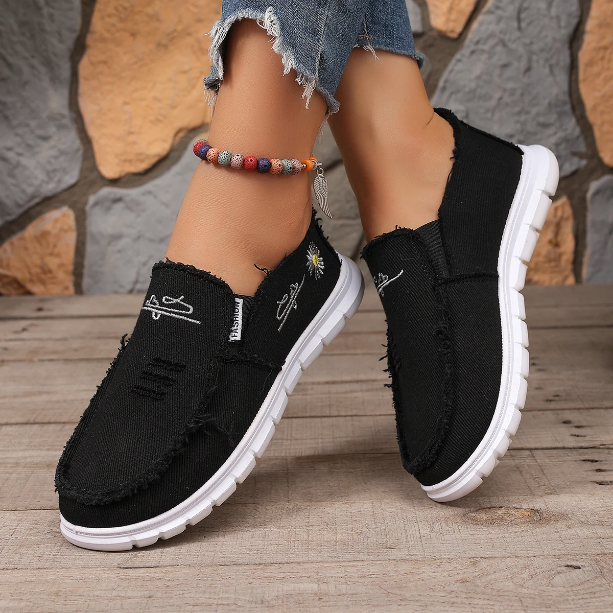 Spring/Autumn Women's Embroide - Embroidery Canvas recension och pris