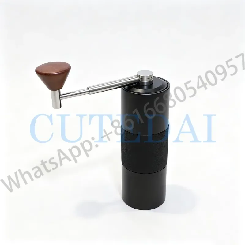 Portable Folding Adjustable Mini Camping Manual Coffee Grinder Stainless Steel Hand Crank Eco-Friendly 25g Capacity Metal view 2