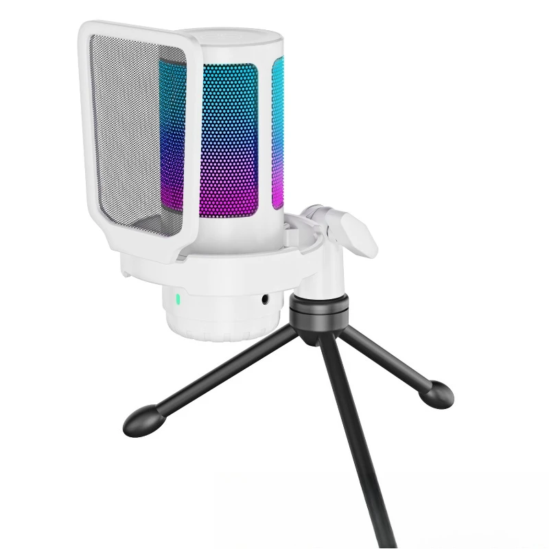 

Microphone Home K Song Live High Sound Quality Desktop Computer Entertainment AI Noise Reduction USB E-sports