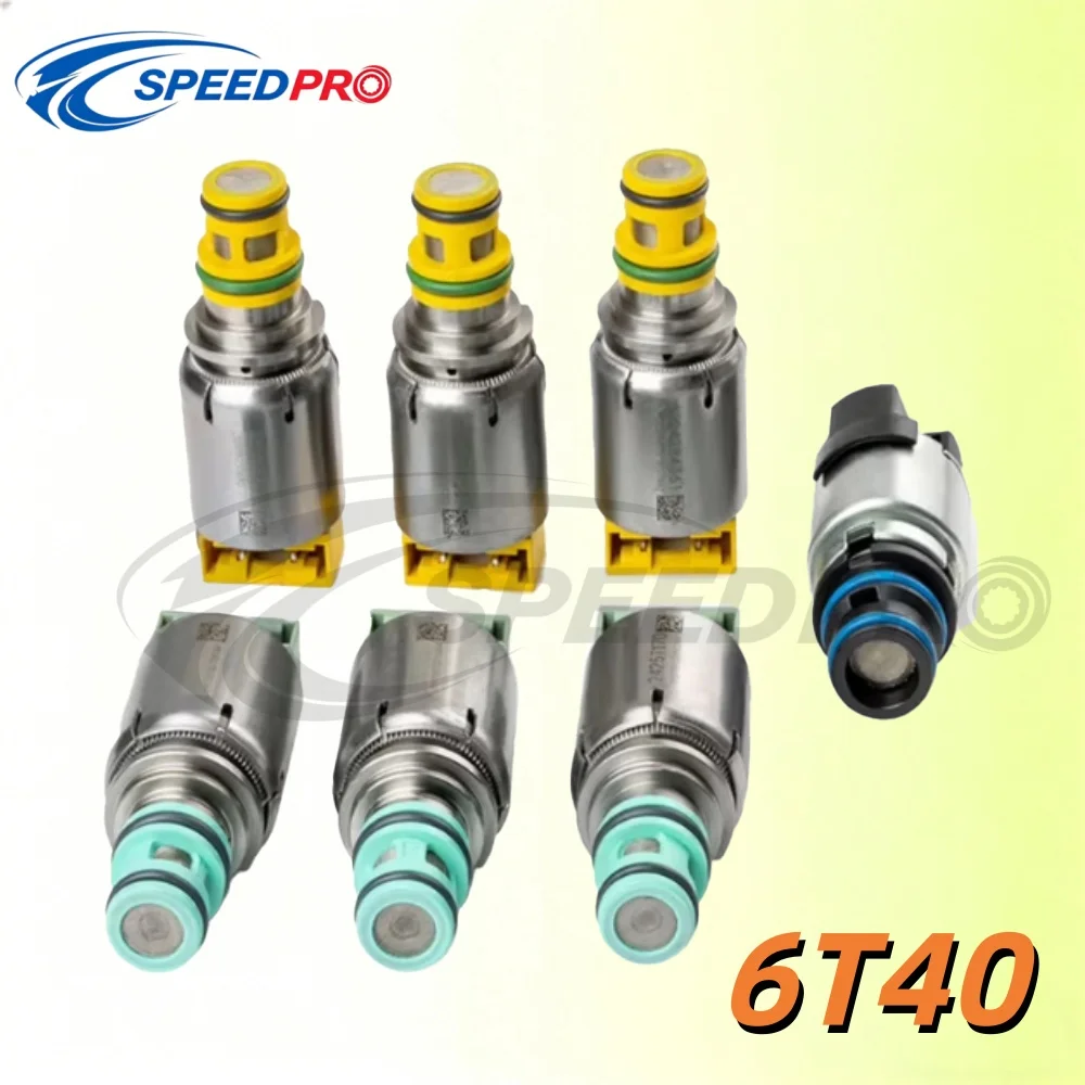Precision Reinforced 6T40 Color Solenoid High Temperature Resistant Accurate Pressure Control Direct Fit For Buick Chevrolet GF6