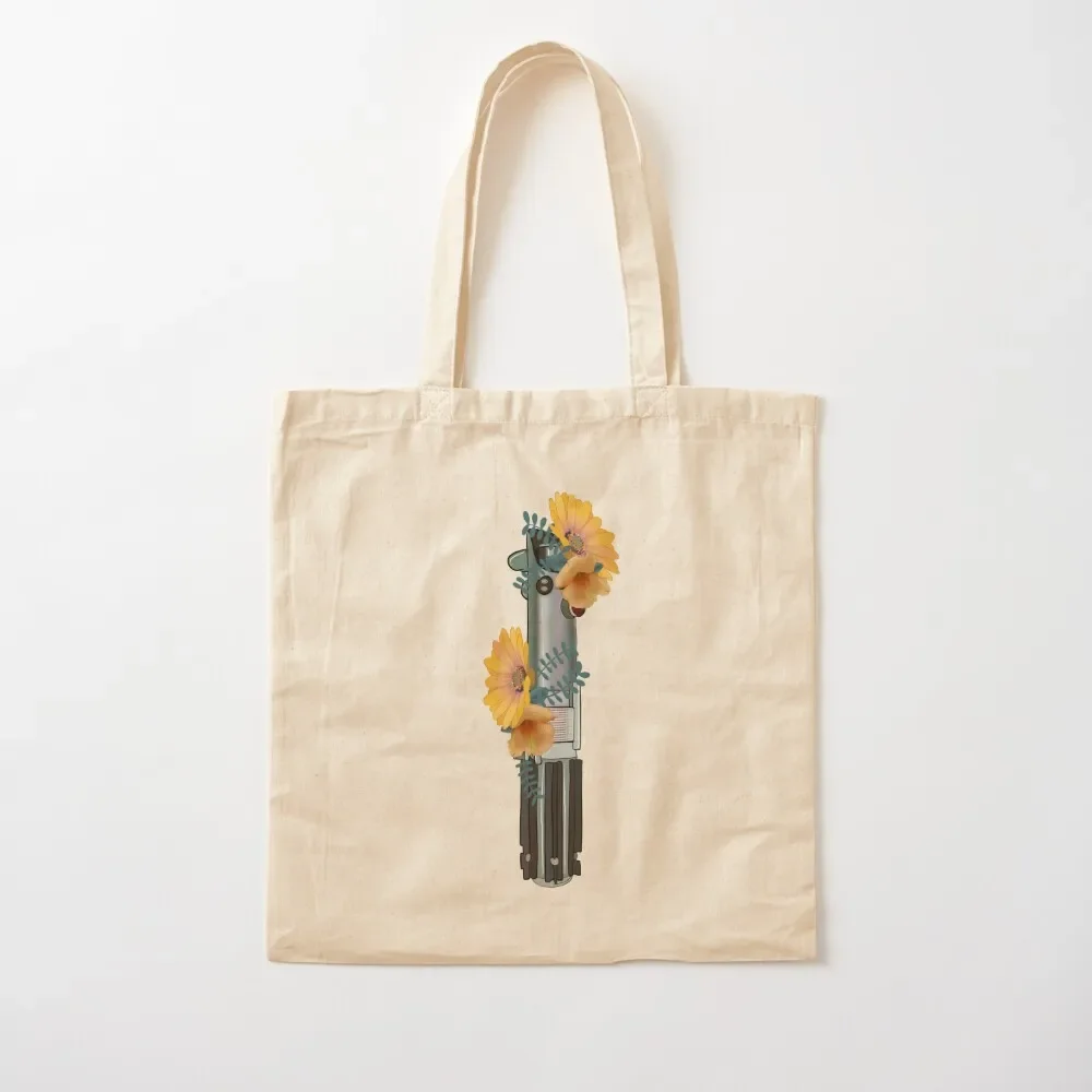 

Lightsaber sprouting yellow flowers Tote Bag Fabric bag Handbags women Tote Bag