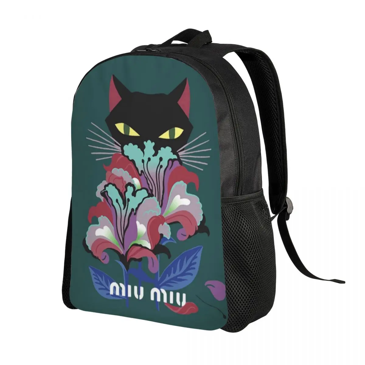 Customized Miu Mius Logo Backpacks for Women Men Water Resistant College School Bag Printing Bookbag