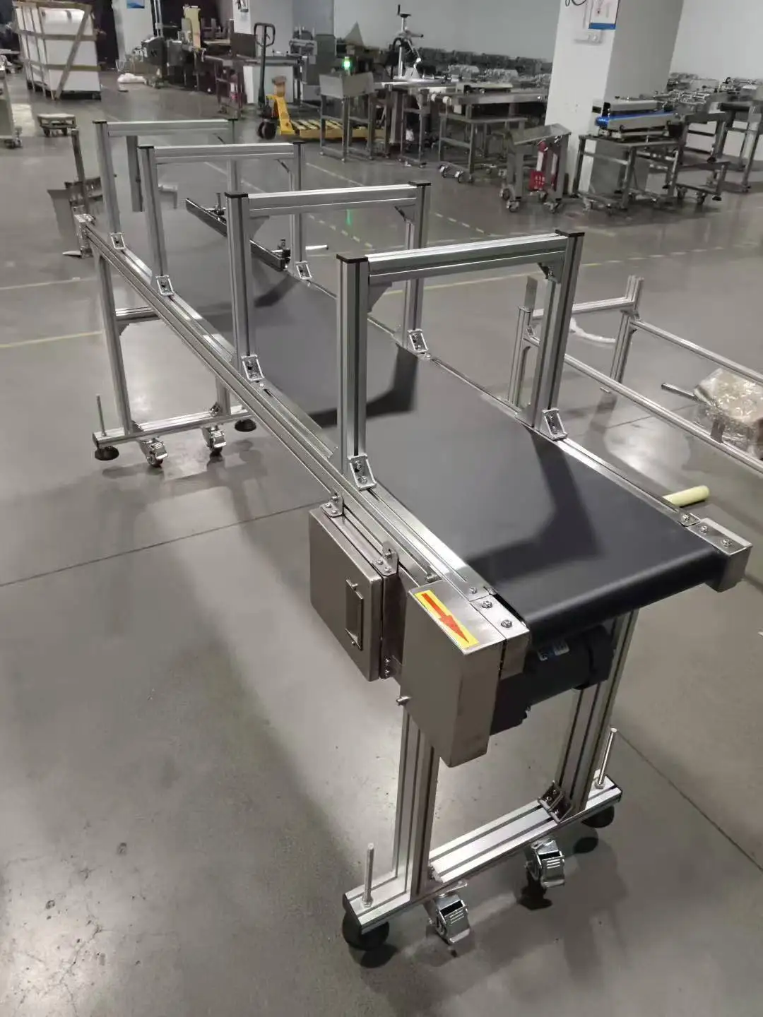 يخصيص WA الفعالة إنتاج ناقلات الحزام الصغيرة، معدات نقل الحزام PVC PE