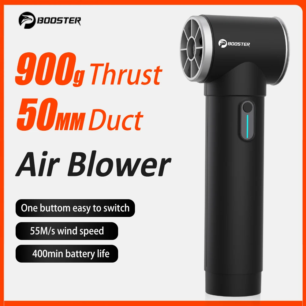 BOOSTER TF50 Air Blower Turbo Fan Dryer Blower for Car 4 Speeds 170 ft/s Wind Speed Car Dryer Air Blower 600W Hight Power