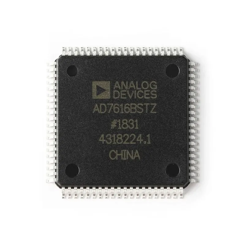 

Оригинальный AD7616BSTZ-RL LQFP-80 16-канальный DAS Встроенный 16-битный синхронный АЦП с дискретизацией