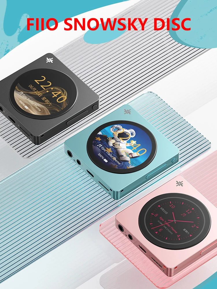 Fiio Snowsky Disc Muziekspeler 2T TF Hi-Res HIFI Geluidskwaliteit MP3 Speler Bluetooth 5.4 WiFi USB AUDIO Ondersteuning SPDIF Aangepaste cadeaus - afbeelding 2