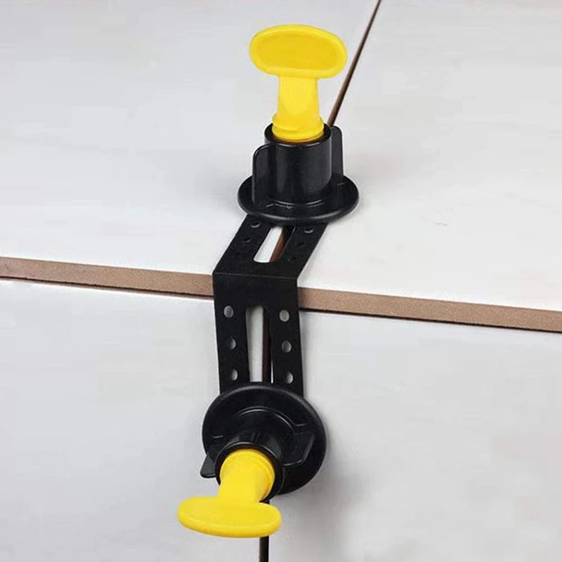 Strumento di livellamento angolare da 50 pezzi Livellatore per piastrelle in ceramica per uso domestico che attacca lo strumento ausiliario di regolazione della posizione fissa dell'angolo maschio