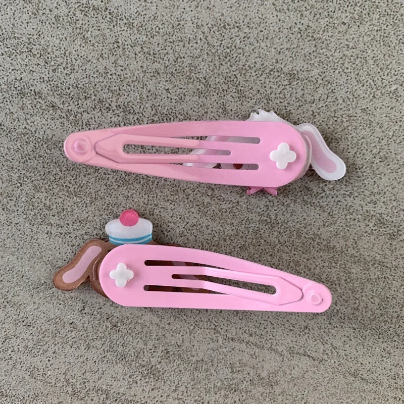 مشابك شعر لطيفة على شكل أرنب السكر، دبابيس شعر على شكل أرنب كرتوني، أغطية رأس، إكسسوارات شعر كاواي للفتيات والنساء