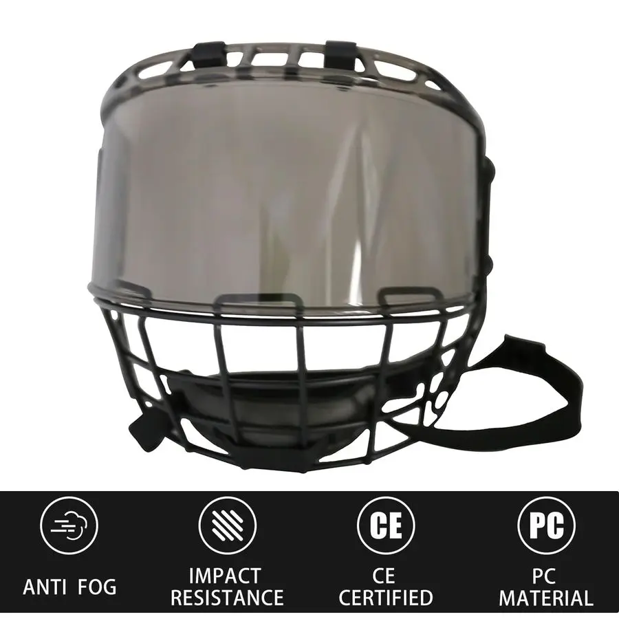 PC300 خوذة الهوكي قفص أمبير الوجه درع حامي كومبو #4