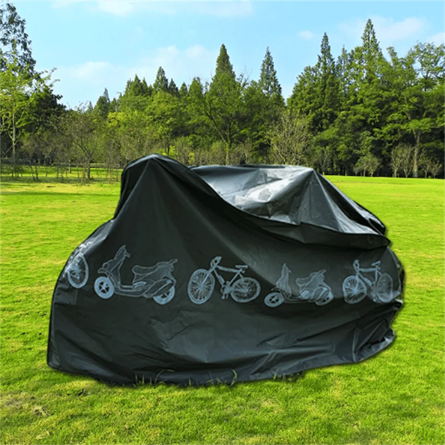 AliExpress NONE 1PC Waterproof Motorcycle Rain Cover Electric Bike Dustproof Outdoor Sun Protection All Season Use
