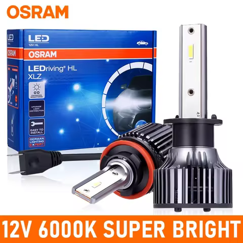 OSRAM Original H1 H11 H8 Led H4 H7 Car Headlight Bulb 9005/HB3 9006/HB4 9012 HIR2 Auto Fog Light 6000K Cool White Universal Lamp