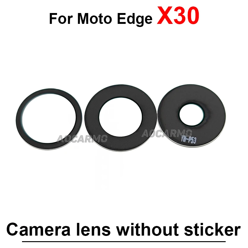 For Motorola Moto Edge X30 Back Rear Camera Big And Small Lens Replacement Part