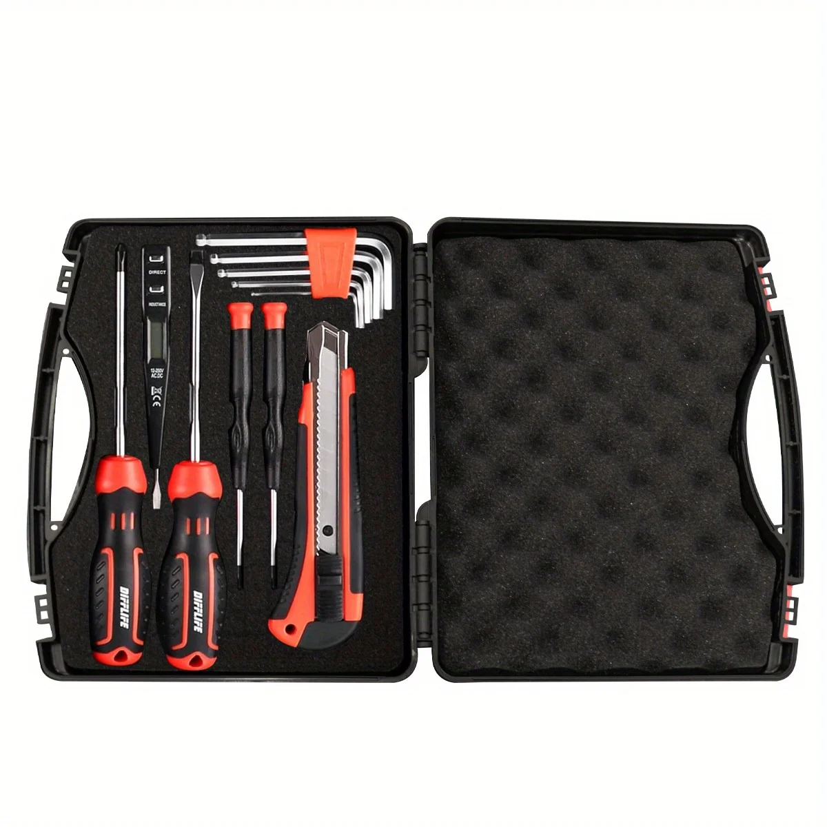 1PC Multifunctional Hardware ToolBox Lightweight Portable Plastic Instrument Case Notebook Protective Storage Box Outdoor Case