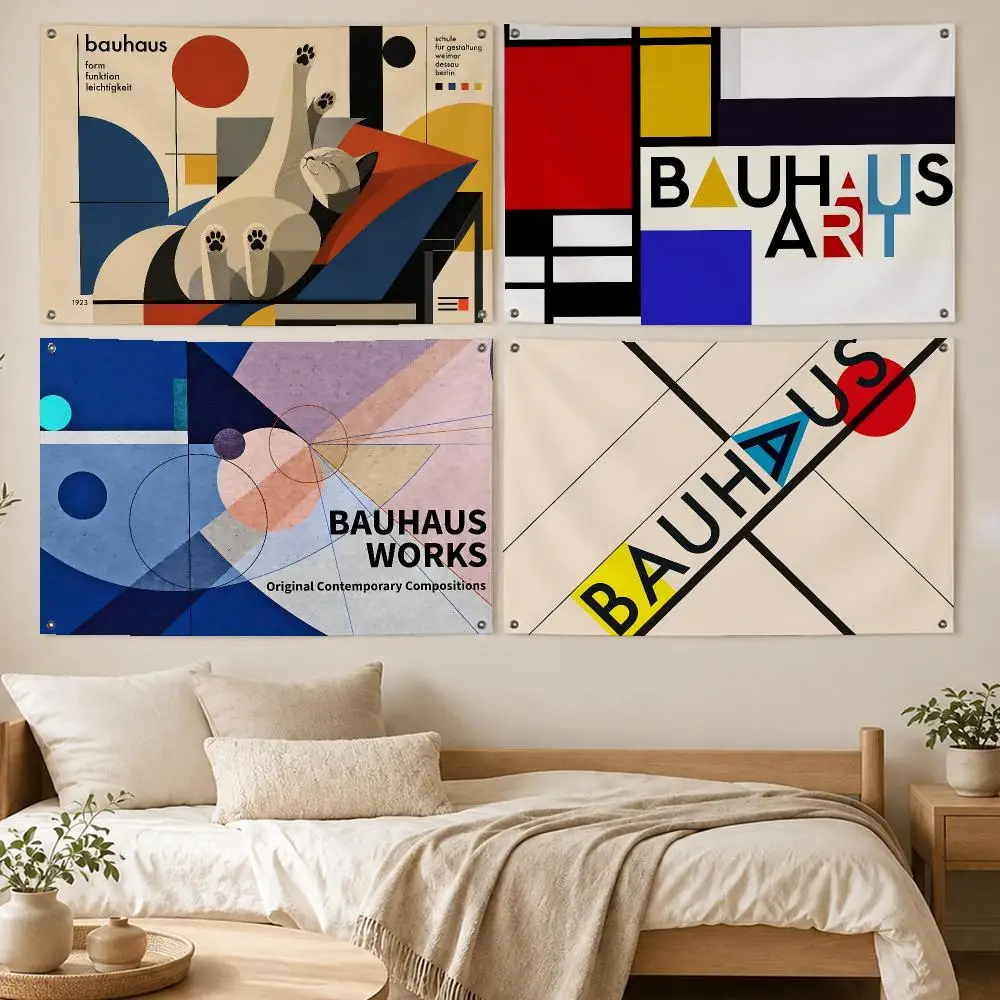 Rock Band Bauhaus Flags Room Bedroom Home Outdoor Wall Hanging Concert Printed Background Decoration Art Banne