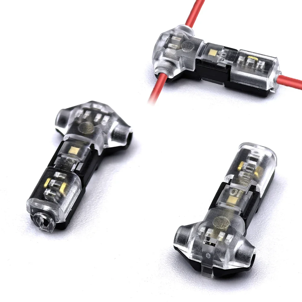 10/30/50pcs Low Voltage Lead Connector 1-Pin 1-Channel 300V 10A Universal Compact Lead Connector, Suitable for 24-20AWG Cables image 3