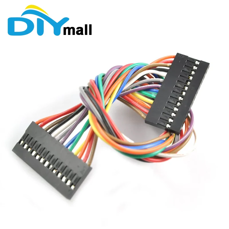 13 Pin Dupont Jumper Wires 2.54mm Pitch 20cm Length Cable Parts Set Compatible for Arduino Raspberry Pi DIY Project