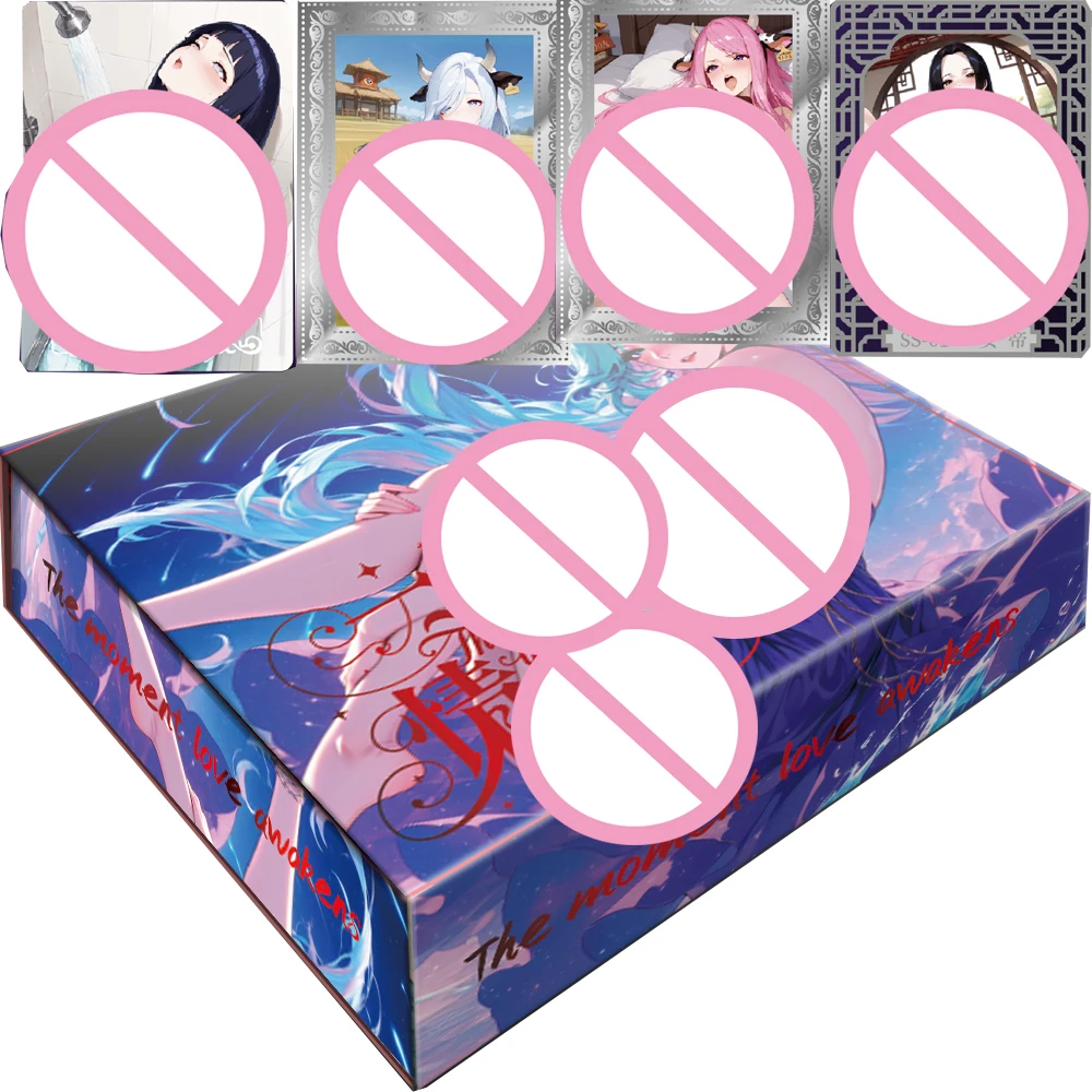 The Moment Love Awakens Goddess Story Collection Card Popular Attractive Anime Game Pretty Girl HD Card Christmas Party Gifts