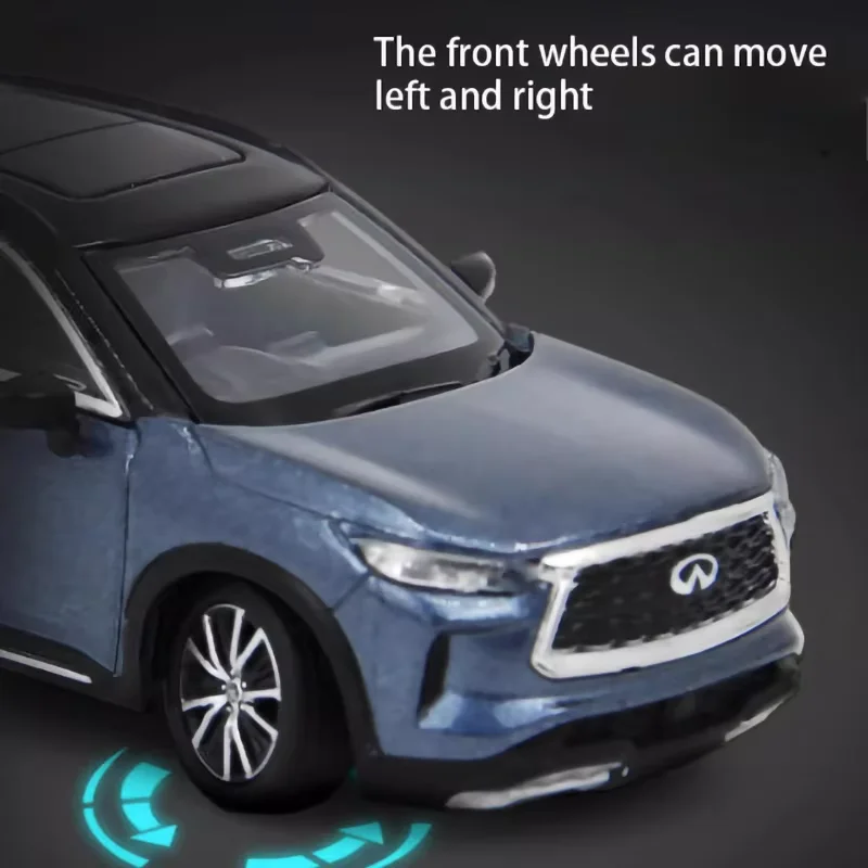 โมเดลรถยนต์อินฟินิตี้ QX60 รุ่น PAUDI สเกล 1:64 ทำจากโลหะผสม สำหรับสะสม ตกแต่ง หรือเป็นของเล่น ของขวัญ