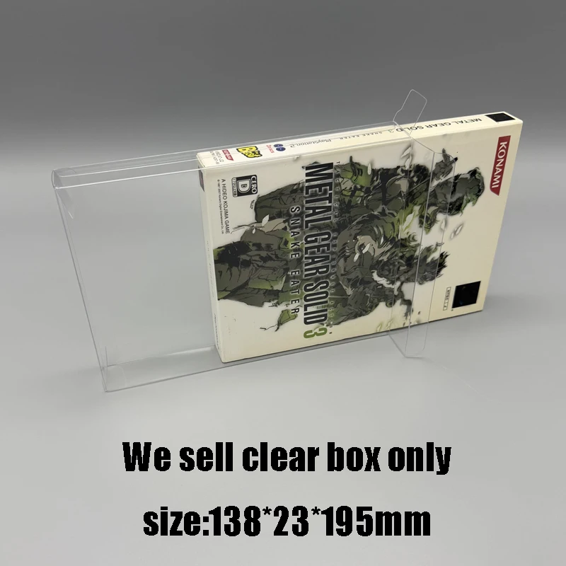 

For XBOX360 PS2 Limited Edition Game with Artbook Bundle Transparent Protective Display Case Preserves