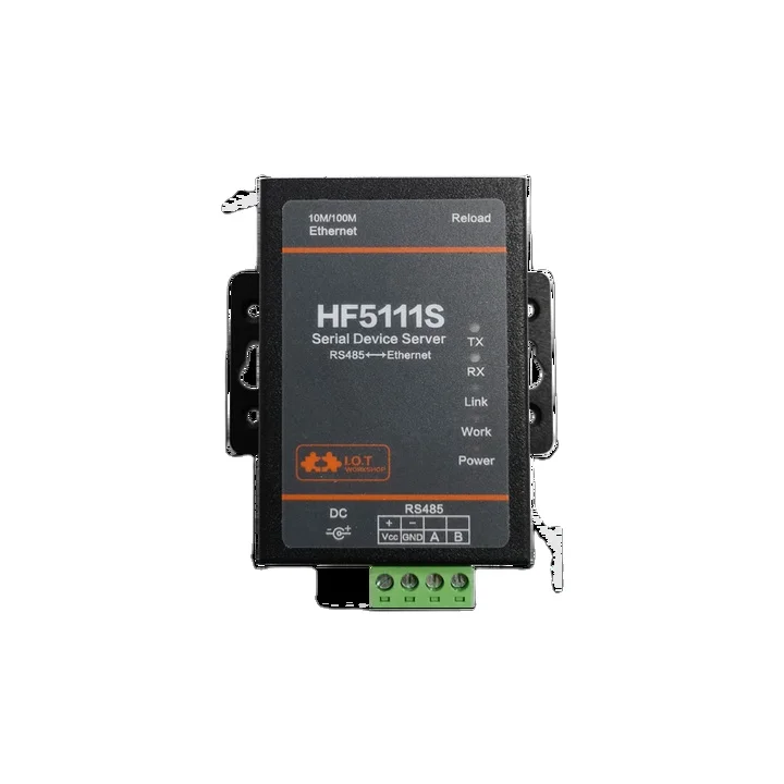 Wholesale Industrial Serial Port Server RS485 to Ethernet Converter IOT Device HF5111S Support Modbus
