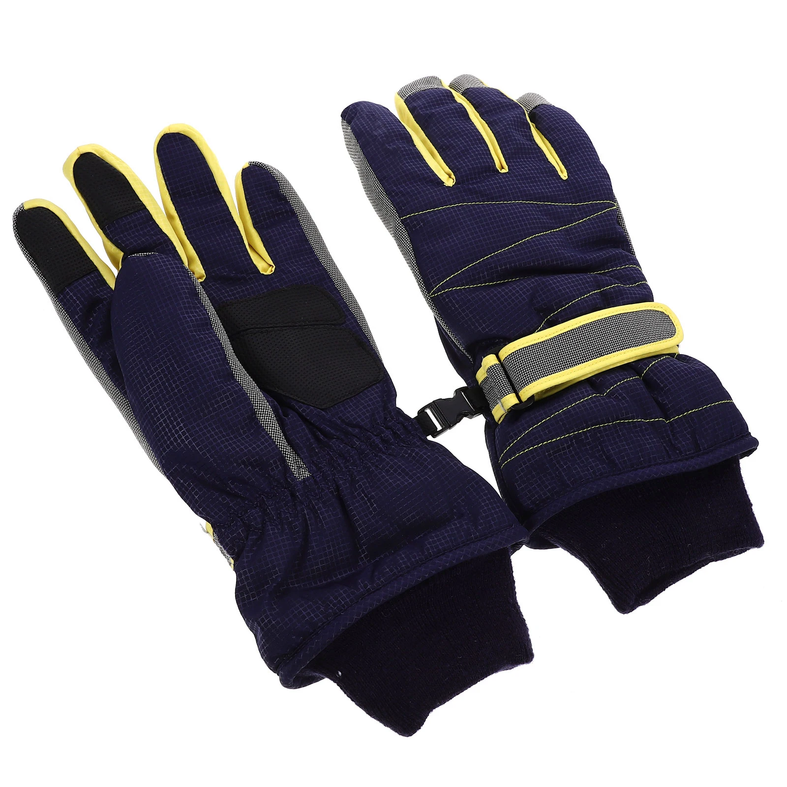 

Waterproof Windproof Gloves Super Warm Winter Snow Skiing Cold Weather Long Cuff Extended Durable Cotton Lining Hook Closure