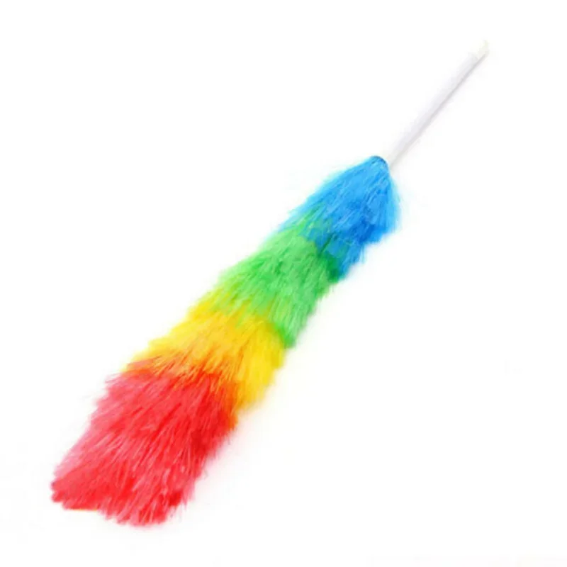 Colorful Microfiber Duster Brush Long Handle Dust Removal Cleaner Anti Dust Brush Home Air-condition Feather Furnitur Cleaning