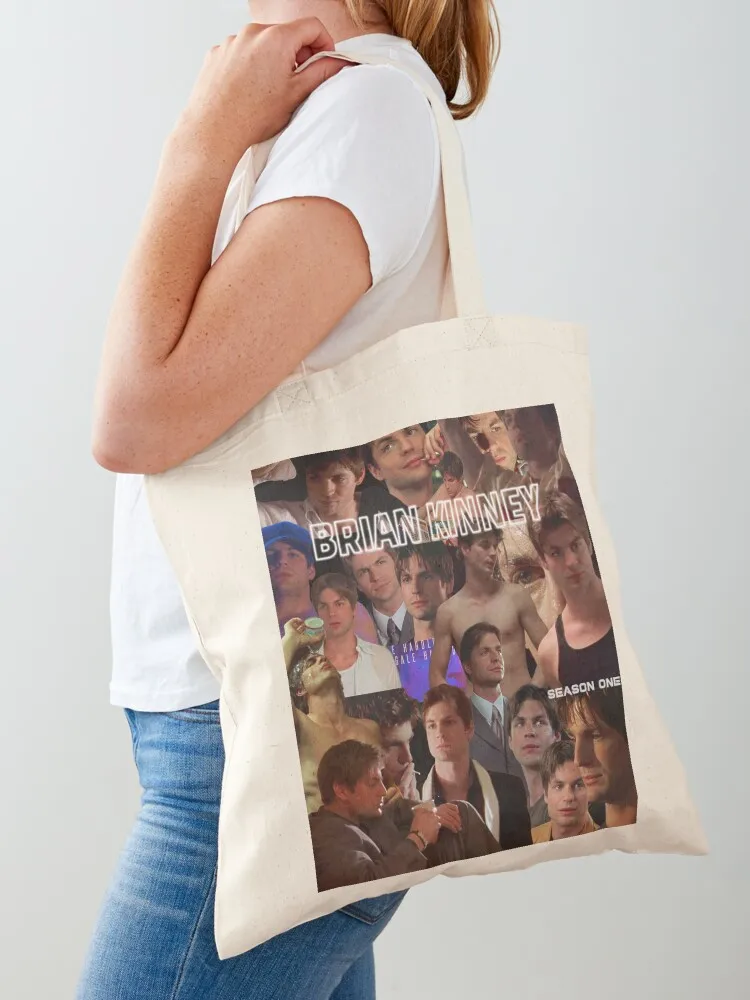 

Brian Kinney: Season one Tote Bag Canvas shoulder bag canvas tote bag shopping cart bags