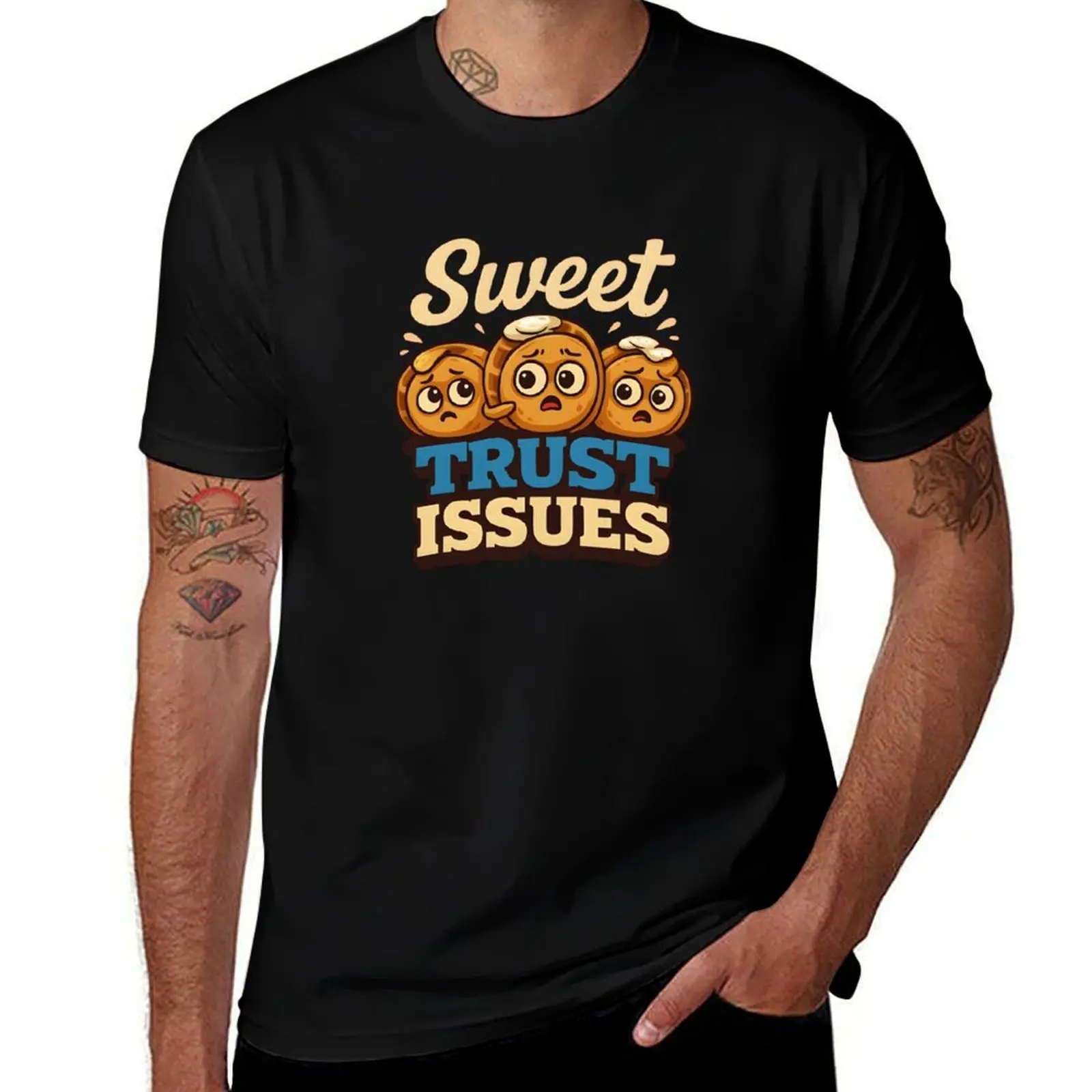 

Sweet Trust Issues – Cinnamon Rolls with Emotional Layers T-Shirt sublime basketball graphic tees Man t-shirt clothes for men