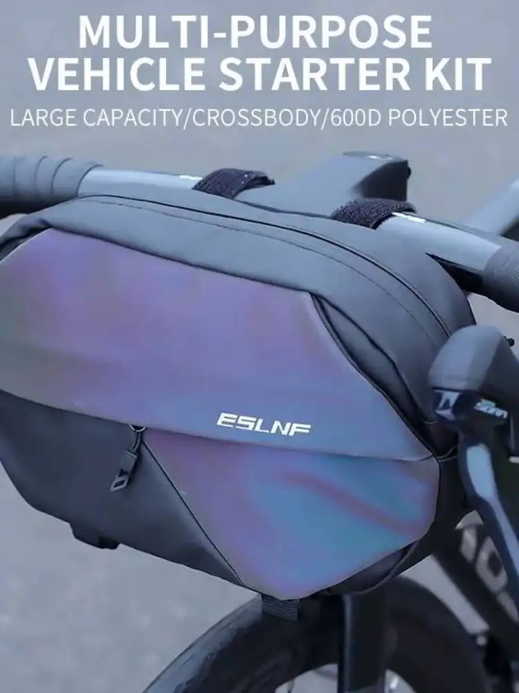 AliExpress ESLNF Multifunction Large Capacity Reflective Bike Front Waterproof Bicycle Handlebar Bag
