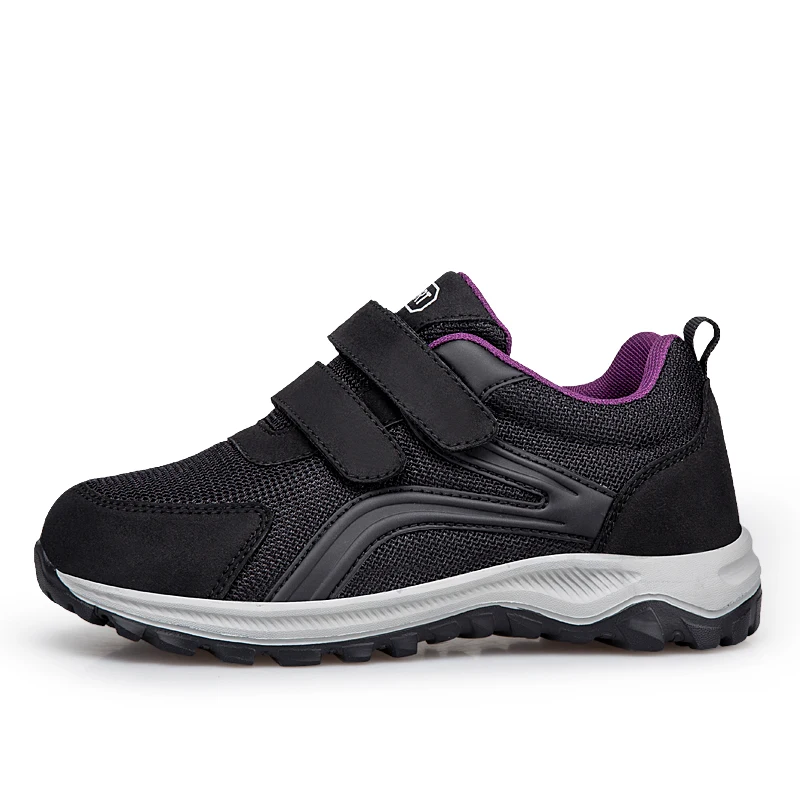 Women's Diabetic Walking Shoes Comfort Orthopedic Sneakers with Adjustable Double Strap Hook And Loop for Swollen Elderly Feet