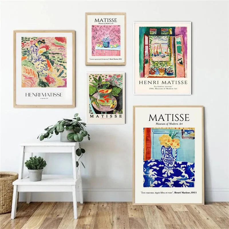 لوحات جدارية قماشية على شكل حيوانات الشمال ، ملصقات عتيقة للكلاب والدببة لغرفة المعيشة ، ديكور غرفة النوم ، مطبوعات كرتونية ، قطة نبيلة