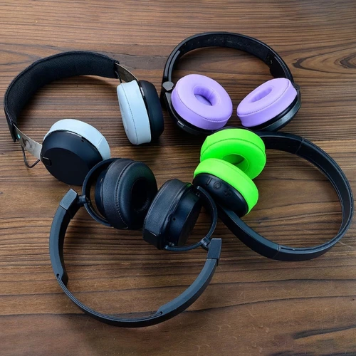 Imagen 2 del producto Almohadillas de espuma viscoelástica para auriculares, almohadillas de cuero de repuesto para Sony WH-CH500/WH-CH510, CH500, CH510