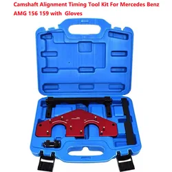 Camshaft Alignment Timing Tool Kit For Mercedes Benz AMG 156 159 with  Gloves