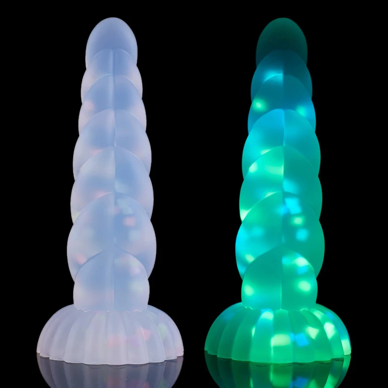 Dark Places Will Glow Change Color 7.48inch Big Dildo Sex Toys Adult Supplies Penis Masturbator Anal Plug 18+ xxx Dick Bdsm Porn