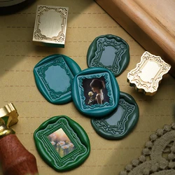 Photo Frame Series Sealing Wax Stamp Head Fire Paint Seal Wax Stamp Heads For DIY Scrapbooking Envelope Wedding Party Invitation