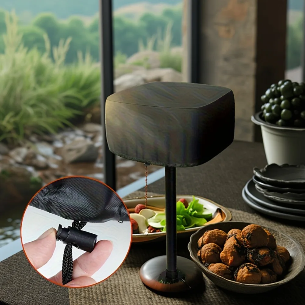 

All Weather Grill Cover Barbecue Oxford Fabric Cover 45*45*28cm Grill Cover Easy To Clean Reinforced Stitching