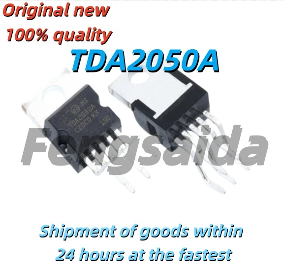 5pcs Brand new original TDA2050A, TDA2030A, TDA2003A and TDA2040A audio power amplifiers are directly plugged in