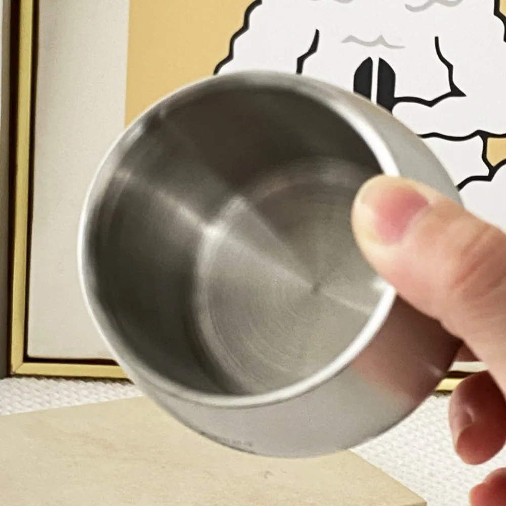 

304 Stainless Steel Children Drinking Cup Thickened 120ML Coffee Cup Anti Scalding Cute Pattern Water Cup