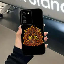Rock Band AC-DC Phone Case Black Soft For Samsung S25 S24 Ultra 23 Fe 22 Plus Galaxy A54 A55 A16 A13 A24 A15 A25
