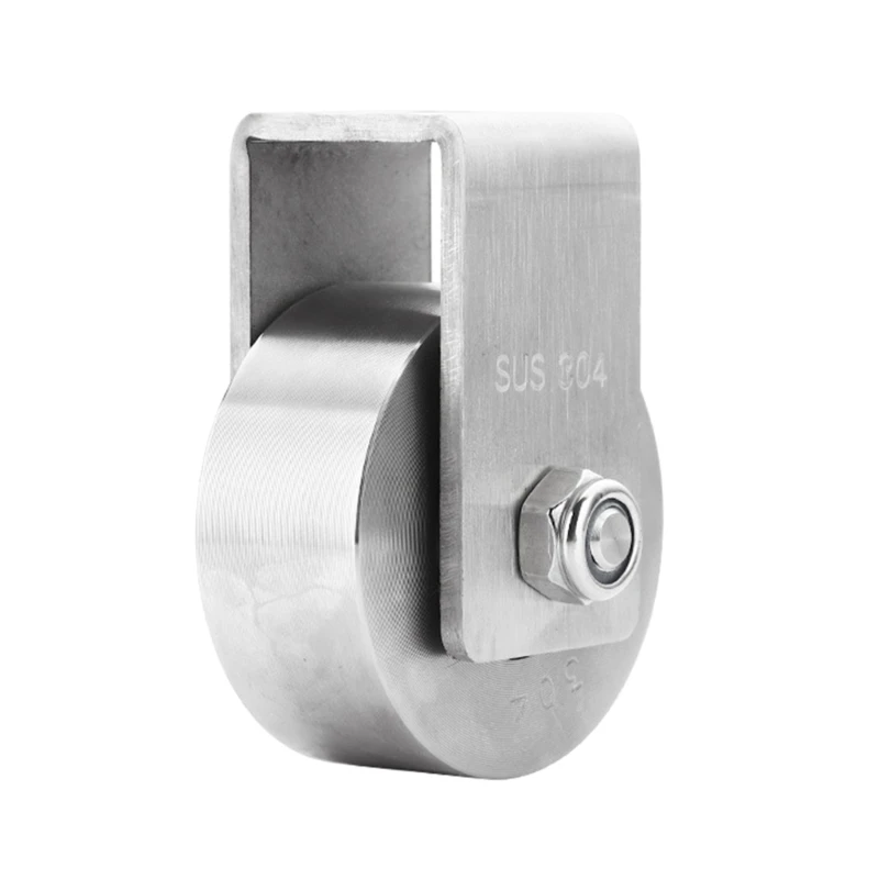 Puleggia con cuscinetto Binario guida della porta Puleggia armadio Carrello Rullo Push-pull Ruota portante Massimizza