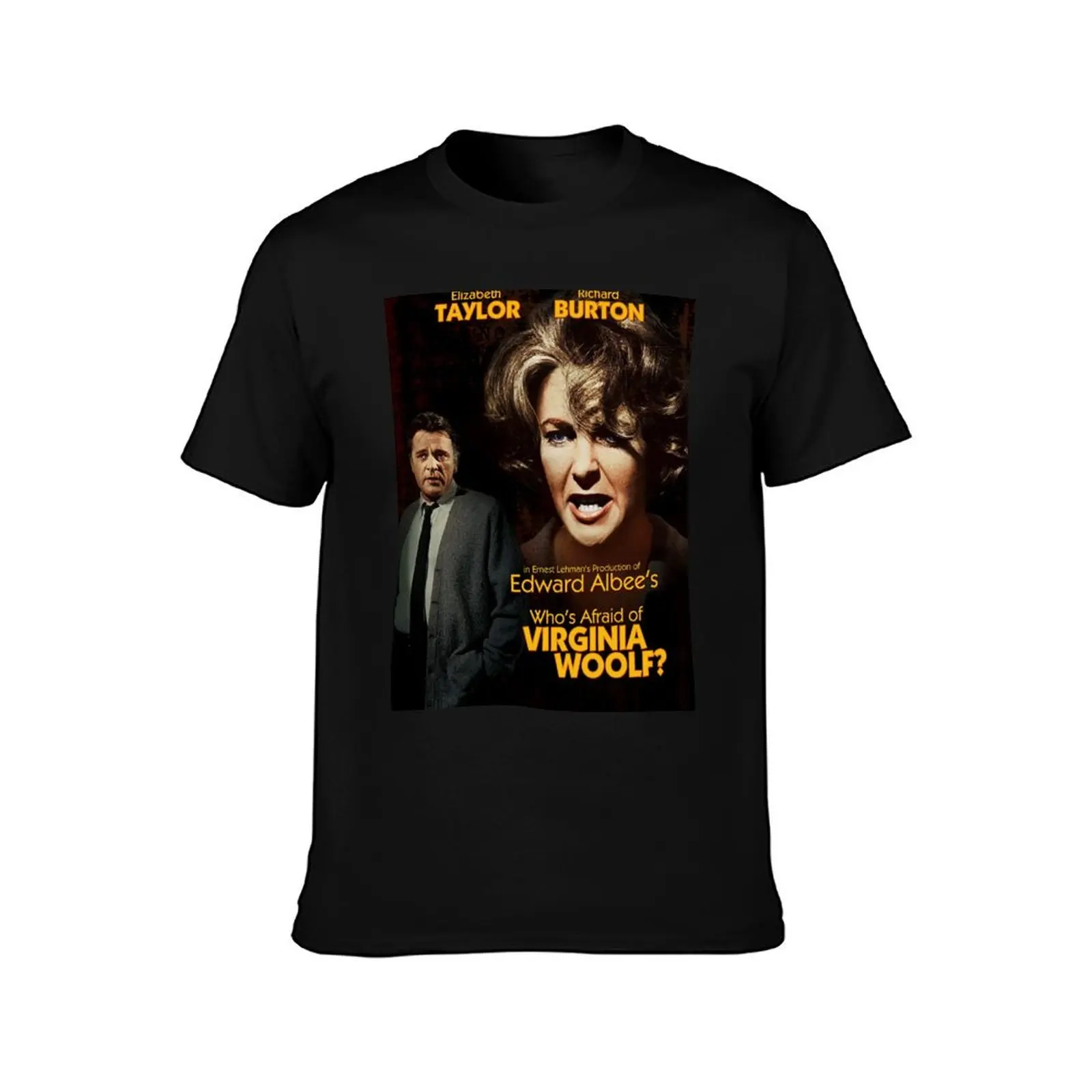 Who's Afraid of Virginia Woolf T-Shirt Summer Casual Cotton Tee Oversized Streetwear Tops Vintage Graphic Print 100% Cotton