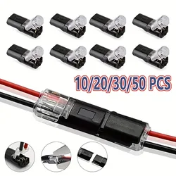 10-50pcs 2 Pin Way Plug Waterproof Electrical Connector Car Wire Cable Automotive Electrical Connector Strip Terminal Connection