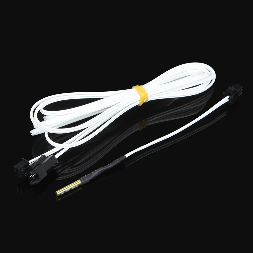 XCR3D 3D Printer Part 100k ohm B3950 NTC Thermistor Temperature Sensor HT-NTC100K 1 Meter 1.5m 2M Cable with Plug Connector