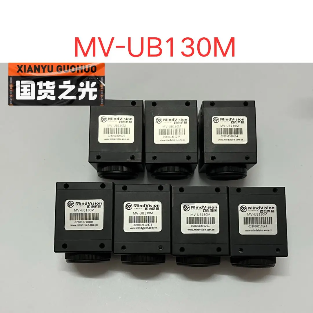 used MV-UB130M Black and White Industrial Camera test OK Fast shipping