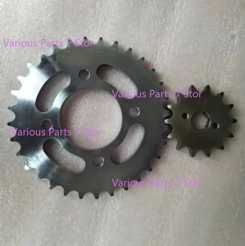 1set 14T 34T Motorcycle Front and Rear Chain Sprocket  Teeth For Regal Raptor DD300E-6 DD350E-6C