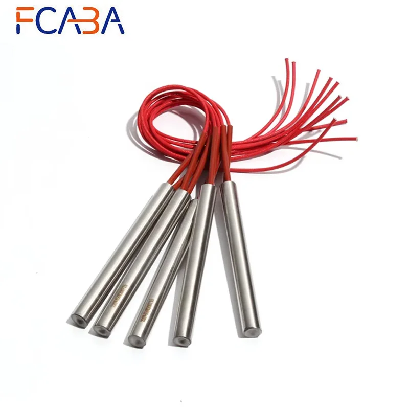 

FCABA 10 шт. 13 мм 120 ~ 135 мм 201SUS трубчатые картриджные нагреватели 110 В/220 В/380 В электрическая нагревательная труба 400 Вт/410 Вт/420 Вт/440 Вт