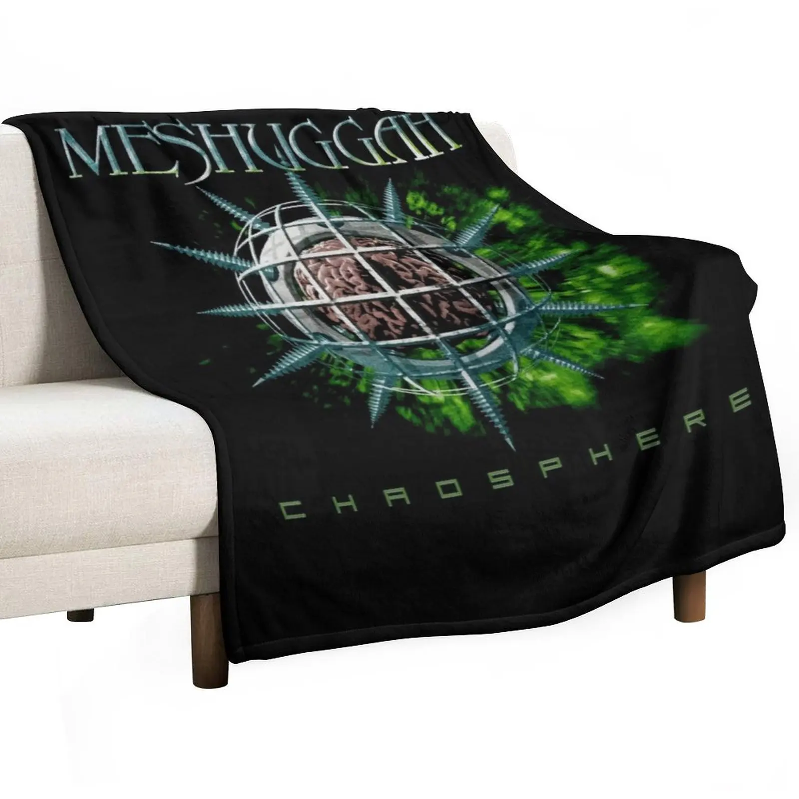 

MESHUGGAH cd cvr CHAOSPHERE Official Throw Blanket Personalized Gift Sleeping Bag Blankets For Sofas Blankets